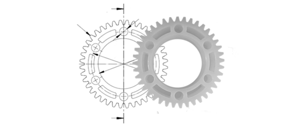 Ruota dentata personalizzata
